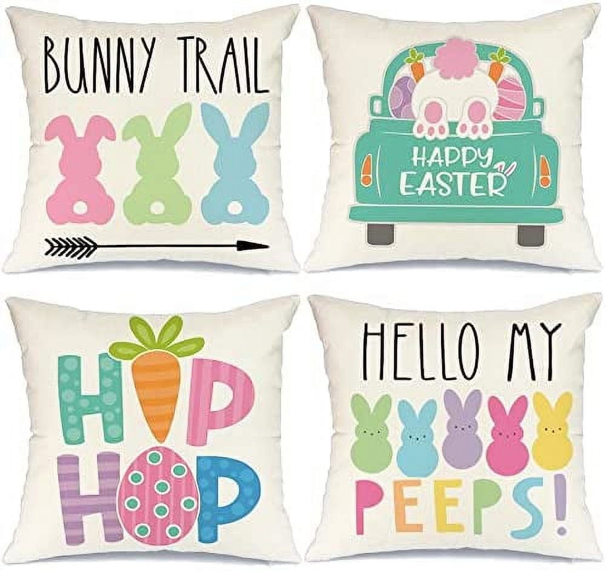 Easter Decorative Cushion Covers 18x18
