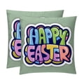 thumbnail image 1 of Easter Pillow Covers Set with Unique Patterns - 16x16, 18x18, 20x20 Inches - Set of 2 Elegant Pillow Inserts, Throw Pillows Covers for Home for Any Occasion, 1 of 6