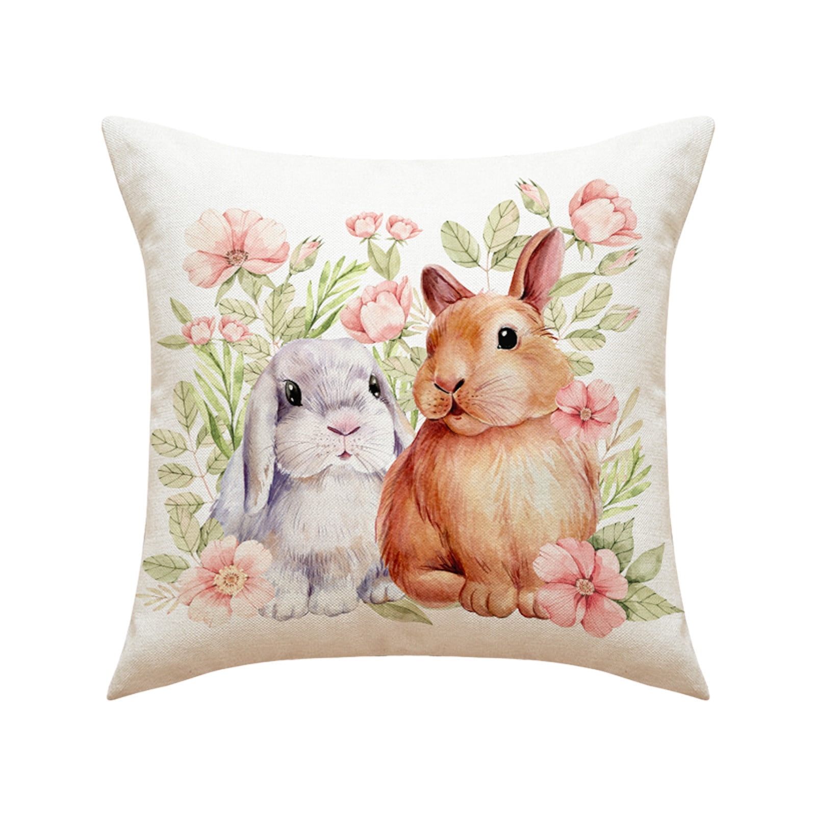Easter Pillow Covers Spring Easter Throw Pillow Covers Easter Rabbit