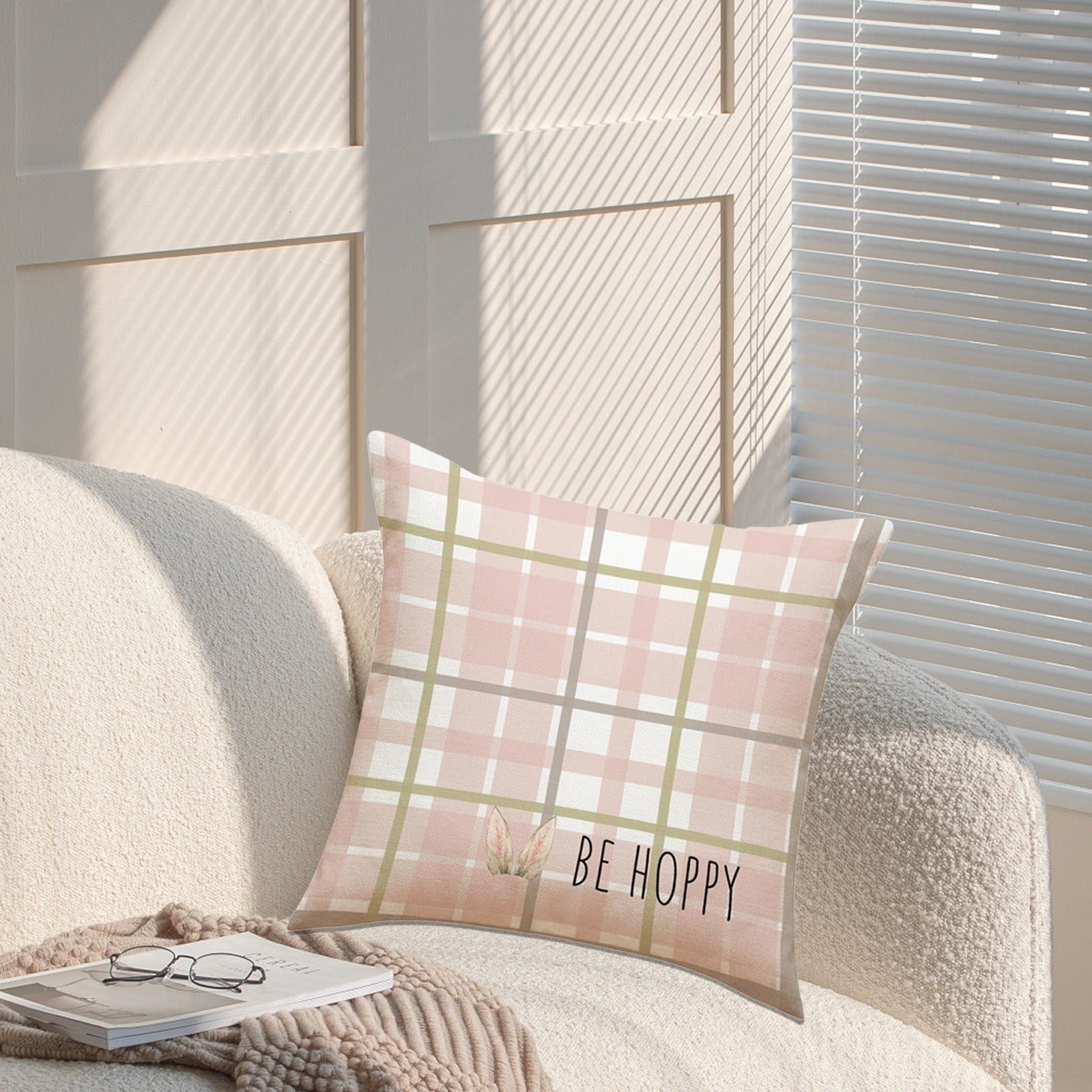 Easter Pillow Covers Spring Easter Throw Pillow Covers Easter Rabbit