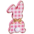 thumbnail image 1 of Easter Pink Bunny Shelf or Table Sitter, 100% MDF, Seasonal Décor – Measures 4 1/2" Wide x 7 1/2" High, by Holiday Peak, 1 of 3