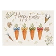 thumbnail image 1 of Easter Placemats, Bunny Rabbits Flower Eggs Easter Placemats, Seasonal Spring Table Mats for Dining Table Kitchen Decorations, Bunny Rabbit Table Mats, Spring Farmhouse Rustic Eggs Table Decor, 1 of 9
