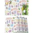 thumbnail image 1 of Easter Placemats Set of 4, Easter Eggs Placemat for Dining Table Decorations, Colorful Eggs Spring Flowers Place Mats, Spring Table Mats for Kitchen Dinner Seasonal Holiday Party Decor, 1 of 5