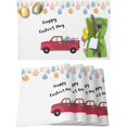 thumbnail image 1 of Easter Placemats Set of 6, Easter Eggs Truck Placemat for Dining Table Decorations, Cute Bunny Place Mats, Spring Table Mats for Kitchen Dinner Seasonal Holiday Party Decor, 1 of 6