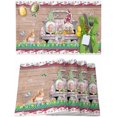 thumbnail image 1 of Easter Placemats Set of 6, Gnome Bunny Easter Eggs Truck Placemat for Dining Table Decorations, Wood Grain Place Mats, Spring Table Mats for Kitchen Dinner Seasonal Holiday Party Decor, 1 of 6
