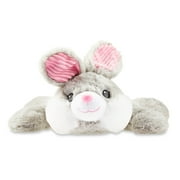 Easter Plush Bunny, White and Gray, Way To Celebrate
