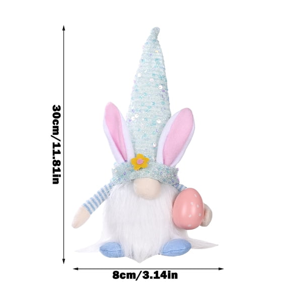 Easter Plush Decorations for Home Clearance! Easter Decoration Ornaments Rabbit Plush Doll Rudolph Doll