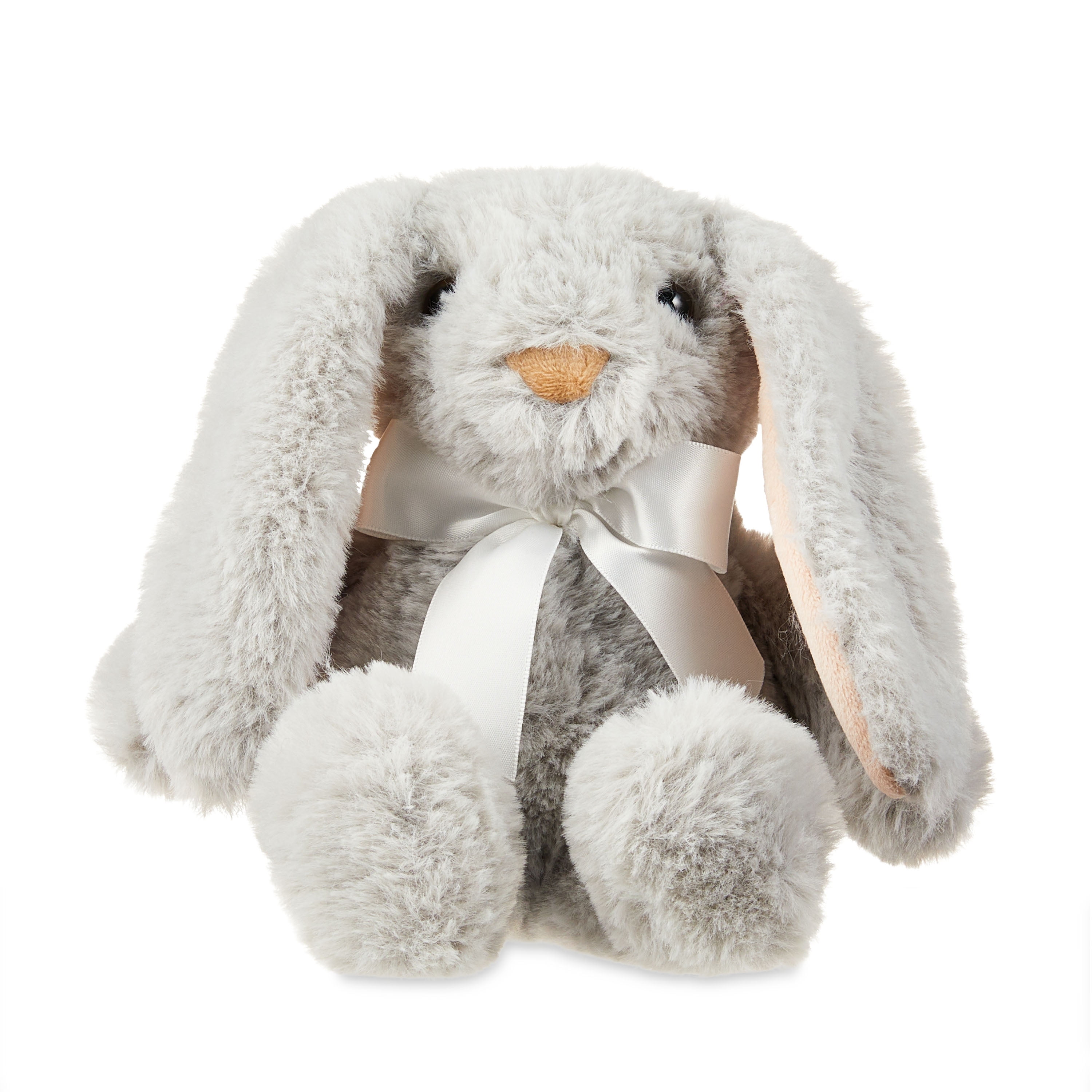 Easter Plush Gray Bunny Plush, 7 Inch, Way To Celebrate