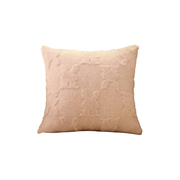 Easter Plush Pillow Cover Double Sided Soft Velvet Decorative Cushion Case for Bedhead and Sofa Party Celebration Home Accent Holiday Decor Kit