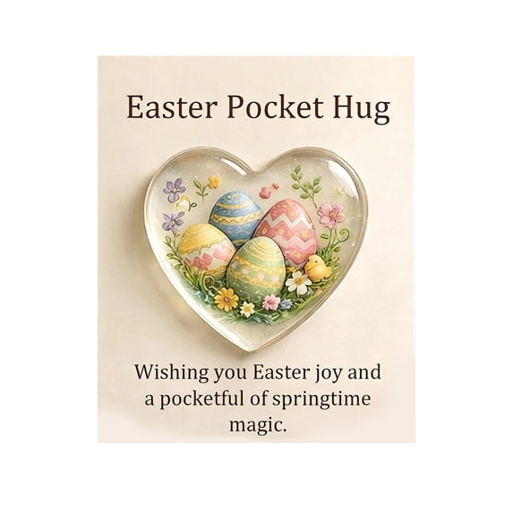 Easter Pocket Hug, Mini Positive Pocket Hug Bunny with Prayer Card Basket Stuffers Easter Gifts for Coworkers Friends Daughter Son New Beginnings