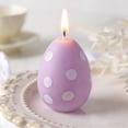 thumbnail image 1 of Easter Polka Dot Scented Egg Shaped Candle Gift Decorative Item Spring Holiday Party Home Aromatherapy Relaxation Display Accent, 1 of 8