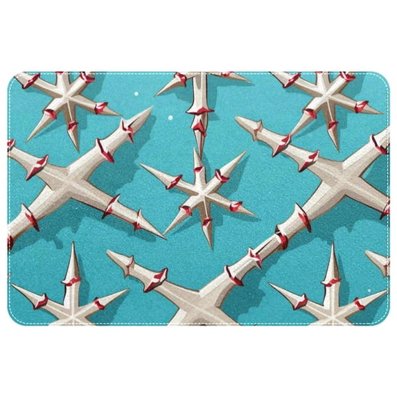 Easter Polyester Non-Slip Area Rug Floor Mats – Machine Washable Office Mat