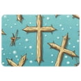 thumbnail image 1 of Easter Polyester Non-Slip Machine Washable Office Mat - Door Mat Chair Rugs Door Mats, 1 of 6