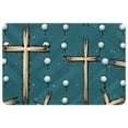 thumbnail image 1 of Easter Polyester Non-Slip Outdoor Carpet Door Mat - Machine Washable Door Rugs, 1 of 6