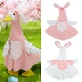 thumbnail image 1 of Easter Porch Goose Outfit - Decorative Clothing for 23in Large Porch Goose, Festive Easter Themed Goose Clothes, Durable Fabric Decor Outfit for Spring Easter Home Porch Decor, 26*20in, White, 1 of 6