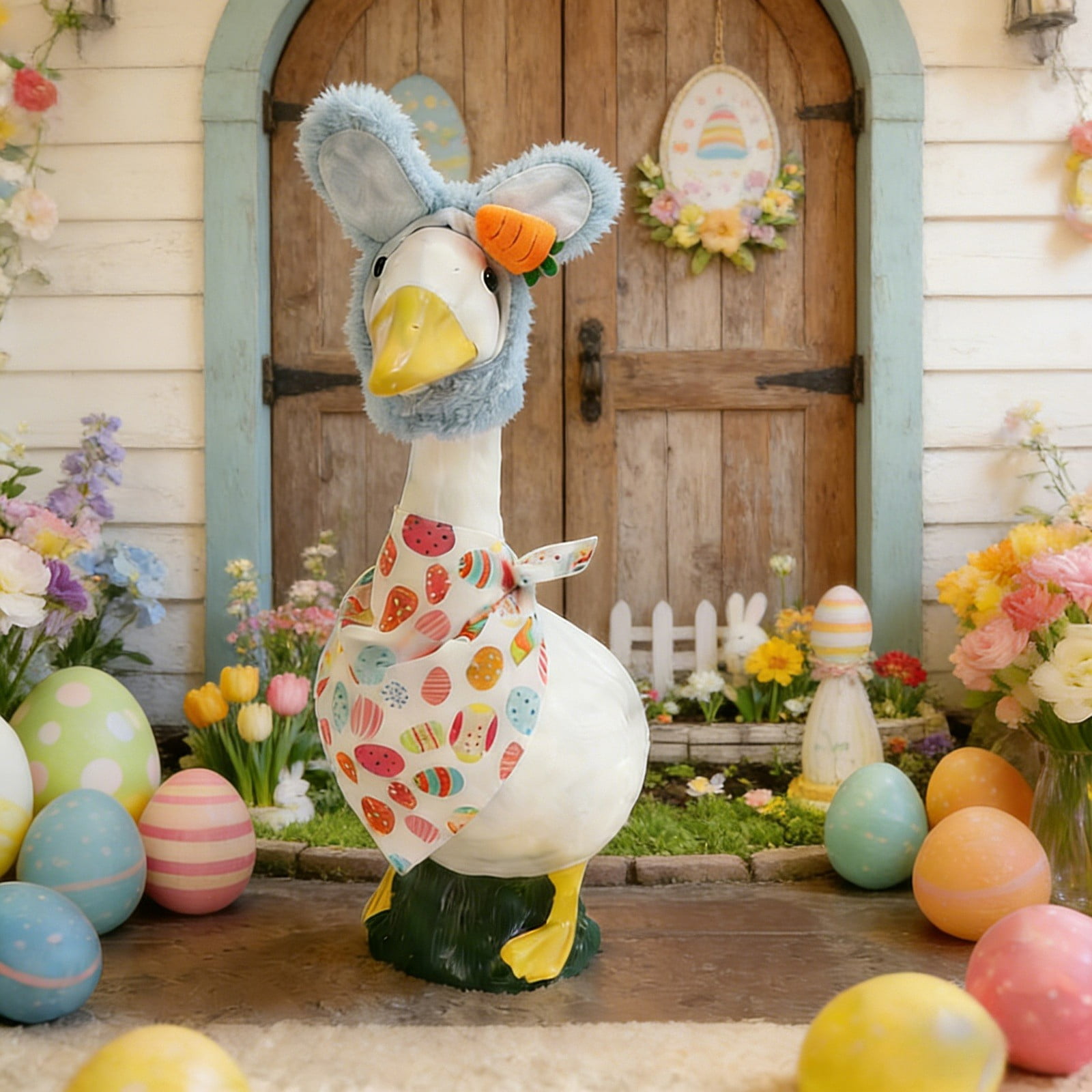 Easter Porch Goose Outfits for Plastic Goose 23"/ 17'' Lawn Gooses ...