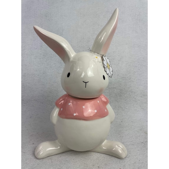Easter Precious Bunny Ceramic Jar