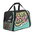 thumbnail image 1 of Easter Premium Cat Carrier Bag - Durable 900D Oxford Cloth & Sherpa Base, Spacious 17x10x11.8 in Size, Comfortable Nylon Webbing - Ideal for Traveling with Your Feline Friend!, 1 of 7