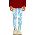 thumbnail image 1 of Easter Print Girls Athletic Leggings Fashion Casual Playwear Pants For Toddlers And Kids, 1 of 5