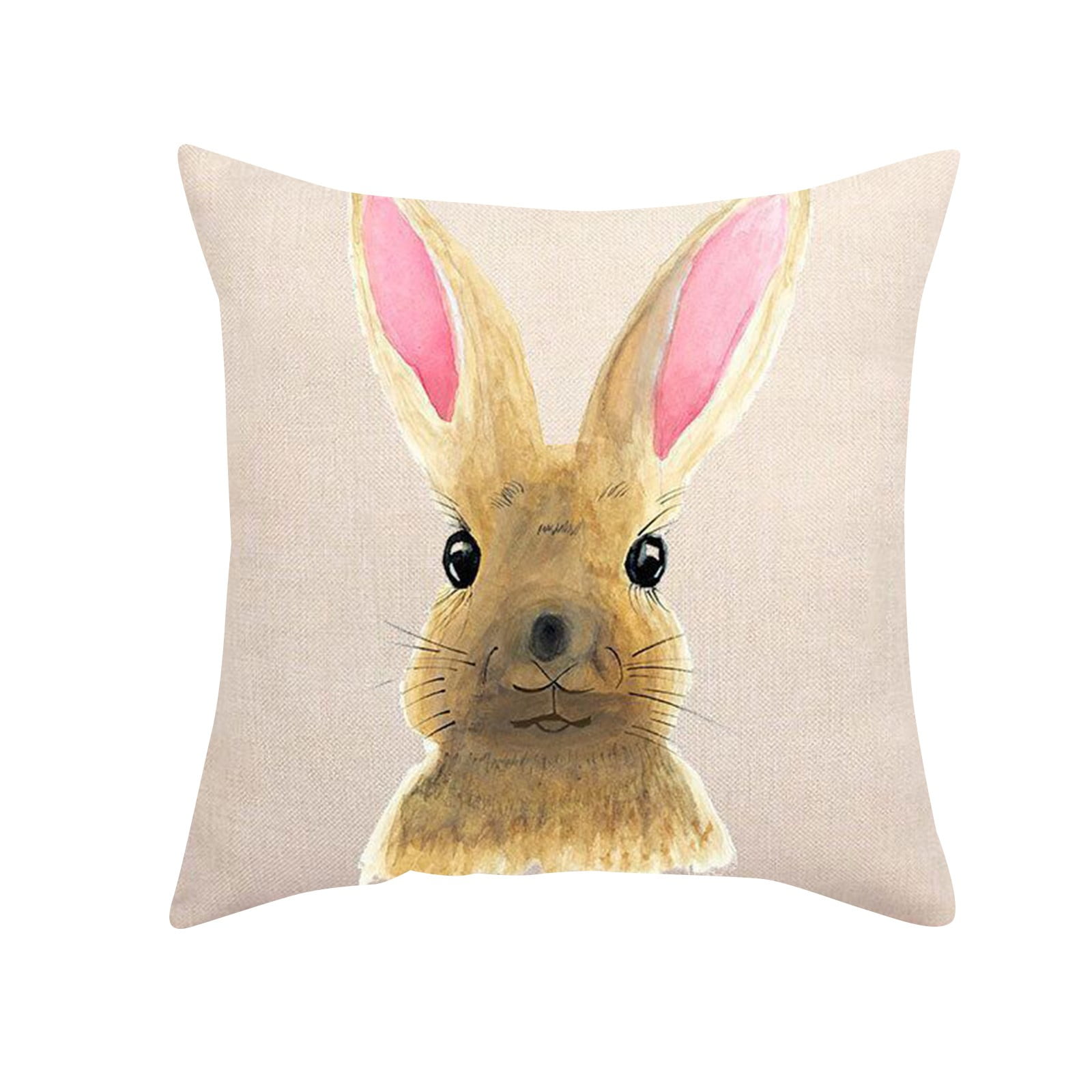 Easter Print Hold Pillowcase Office Home Sofa Car Decoration Silk