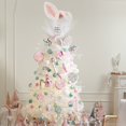 thumbnail image 1 of Easter Props Bunny Tree Top Decorations, A Single Piece Decorative Accessory Designed To Adorn The Top Of Trees For Easter-Themed Celebrations, Fun Plush Ears Design, Crafted From, 1 of 5