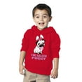 thumbnail image 1 of Easter Puggy Hooded Sweatshirt for Kids - Toddler Pullover 2T 4T 5/6 - Christian Holiday Easter Hoodie for Boys for Girls, 1 of 2