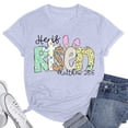 thumbnail image 1 of Easter Pullover Women Graphic Cute Bunny Rabbit Novelty Beach Tops,Light Gray,L, 1 of 3