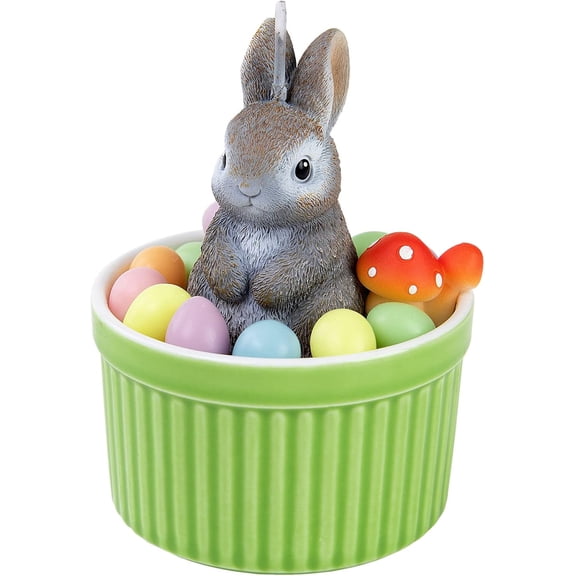 Easter Rabbit Bunny Egg Scented Aromatherapy Candle Bowl