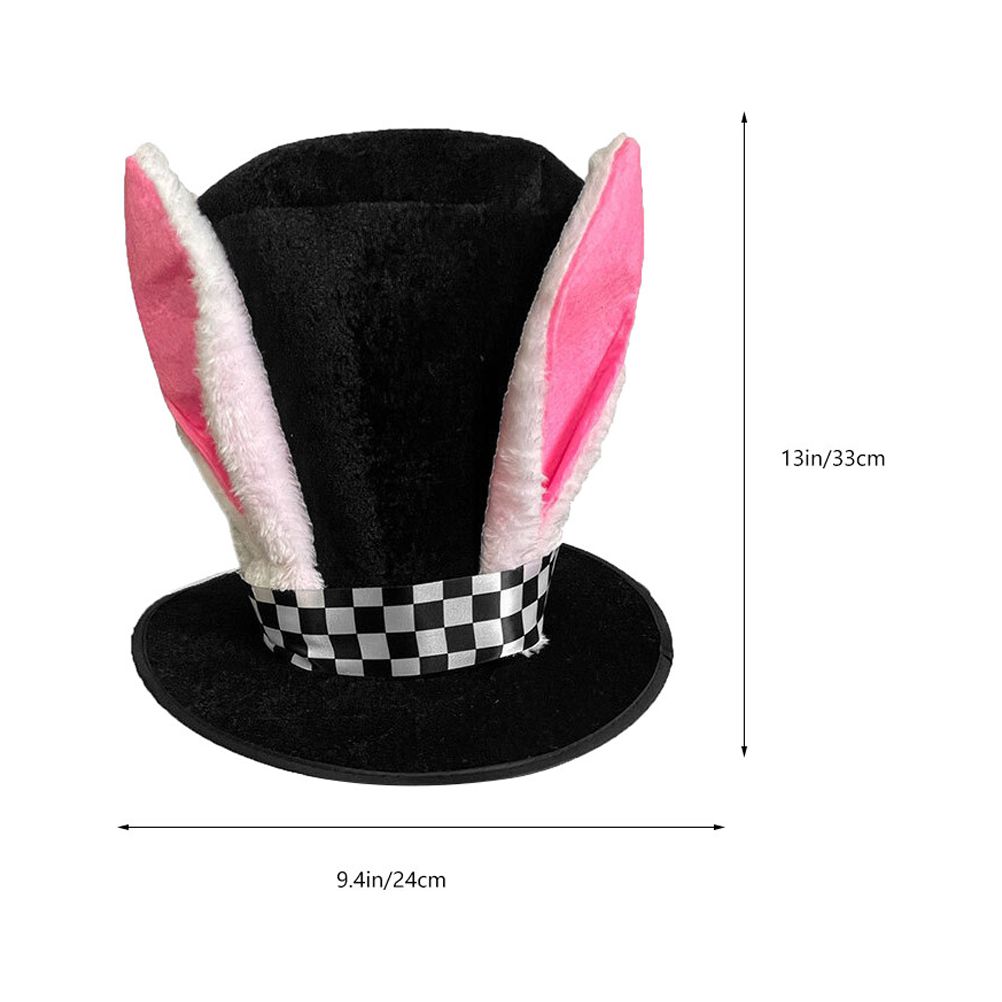 Easter Rabbit Costume Hat Easter Bunny Ear Top Hat Rabbit Ears Topper