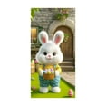 thumbnail image 1 of Easter Rabbit Door Cover, 70.8*35.4 inch Festival Party Hanging Cloth Flags for Indoor and Outdoor Decor, Cute Welcome Banner with Spring Patterns, 1 of 6