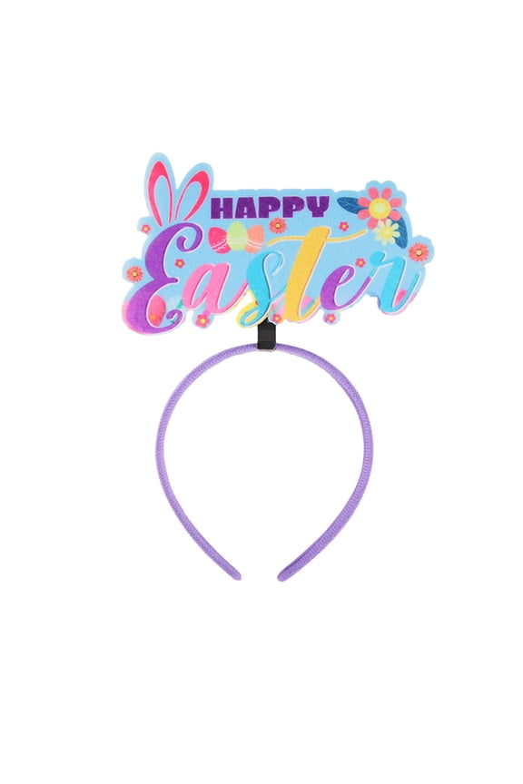 Easter Rabbit Ears and Streamer Headband Cute Youngster's Hair Accessory for Holiday Party Dress Up and Spring Celebration Fun Perfect for Creating Festive Outfits and Photo Memories