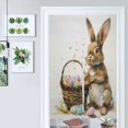 thumbnail image 1 of Easter Rabbit Easter Bunny Flowers Door Curtain Nordic Living Room DoorCurtain Porch Partition Curtain Kitchen Rative Half Curtain, 1 of 4
