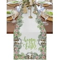 thumbnail image 1 of Easter Rabbit Eggs Table Runner Country Decor Tableclothss for Dining Table Decoration Table Cover, 1 of 6