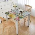 thumbnail image 1 of Easter Rabbit Fitted Tablecloth for SquareTable,Spring Watercolor Rabbit Flower Table Cover with Elastic Edge  Table Cloth,Retro Farm Wood Board Circle Table Covers for Kitchen, 1 of 8
