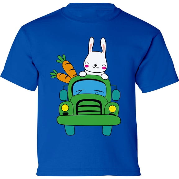 Easter Rabbit Graphic Shirt - Happy Easter Day Toddler Tees for Kids - Outfit Toddler Boys Girls T-Shirt Gifts