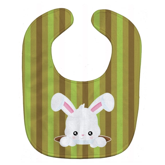 Easter Rabbit Hole Baby Bib
