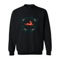 thumbnail image 1 of Easter Rabbit In A Wreath. Sweatshirt Women -Image by Shutterstock, Female 5X-Large, 1 of 4