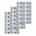 thumbnail image 1 of Easter Rabbit Kitchen Dish Towels for Drying Dishes Set of 3, Cartoon Cute Bunny Sketch on Blue Waffle Weave Microfiber Hand Tea Bathroom Towels Quick Dry & Absorbent Towel 15.7x23.6, 1 of 7