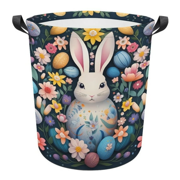 Easter Rabbit Laundry Basket Storage Basket Controller Clothes Organizer Bin Waterproof