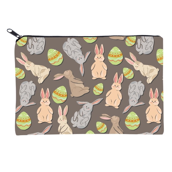 Easter Rabbit Makeup Bag Toiletry Bag for Personal Care Large Capacity Cosmetics Pouch Handbag Easter Gift