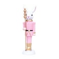 thumbnail image 1 of Easter Rabbit Nutcracker Resin Bunny Figurine Sculpture Holiday Nutcracker Doll Figure for Home Table Decorations, 1 of 6
