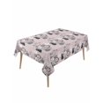 thumbnail image 1 of Easter Rabbit Rectangle Tablecloth, Cartoon Cute Bunny Sketch on Pink Waterproof & StainResistant Tablecloth, Washable Oil-proof Table Cover for Dining/Party/Wedding/Camping/Buffet 54x108 In, 1 of 9