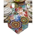 thumbnail image 1 of Easter Rabbit Watercolor Flower rations Coffee Table r Tablecloth Table Kitchen rative Table Runner, 1 of 6