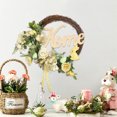 thumbnail image 1 of Easter Rabbit Wreath Decoration,Rattan Bunny Wreath Rabbit Plant Garland for Front Door,Plant Bunny Egg Wreath for Home Decor and Outdoor, 1 of 6