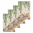thumbnail image 1 of Easter Rabbits Kitchen Dish Towels for Drying Dishes Set of 4, Cute Bunny Eggs Flowers Botanical Spring Beige Waffle Weave Microfiber Hand Tea Bathroom Towels Quick Dry & Absorbent Towel 15.7x23.6, 1 of 7