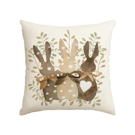 Easter Rabbits Party Decoration Arrangement Dining Table Cushion for Household Use Sofa Living Room Bedding