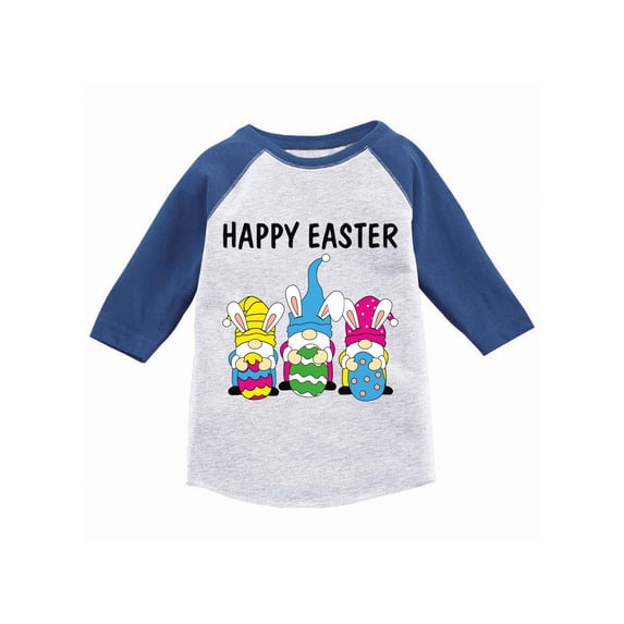 Easter Raglan T-Shirt for Kids 2T 5T 6T Boys Girls Bunny Toddler Outfits Happy Easter Clothing for 4 Years Old 3T