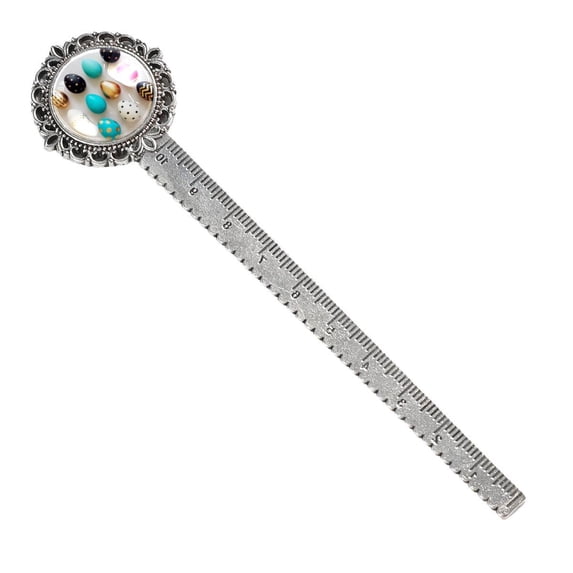 Easter Reading Accessories: Vintage Silver Lace-Edged Bookmark - Gift for Book Lovers