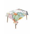 thumbnail image 1 of Easter Rectangle Tablecloth, Easter Grey Bunny Spring Watercolor Eggs Butterflies Waterproof & StainResistant Tablecloth, Washable Oil-proof Table Cover for Dining/Party/Wedding/Buffet 52x70 In, 1 of 9