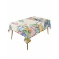 thumbnail image 1 of Easter Rectangle Tablecloth, Spring Grey Bunny Colorful Eggs Tree Butterfly Waterproof & StainResistant Tablecloth, Washable Oil-proof Table Cover for Dining/Party/Wedding/Camping/Buffet 54x108 In, 1 of 9